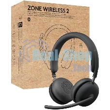 Гарнитура Logitech Zone Wireless 2 UC Graphite серый, беспроводная, Bluetooth 5.2, ANC