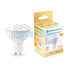 Лампа светодиодная	Ambrella light 190713 LED MR16 7W IC GU10 2700K 175-265V 38°