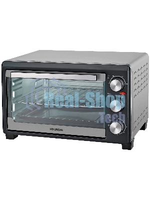 Мини-печь Hyundai MIO-HY072 23 л, 1500 Вт, серебристый/черный