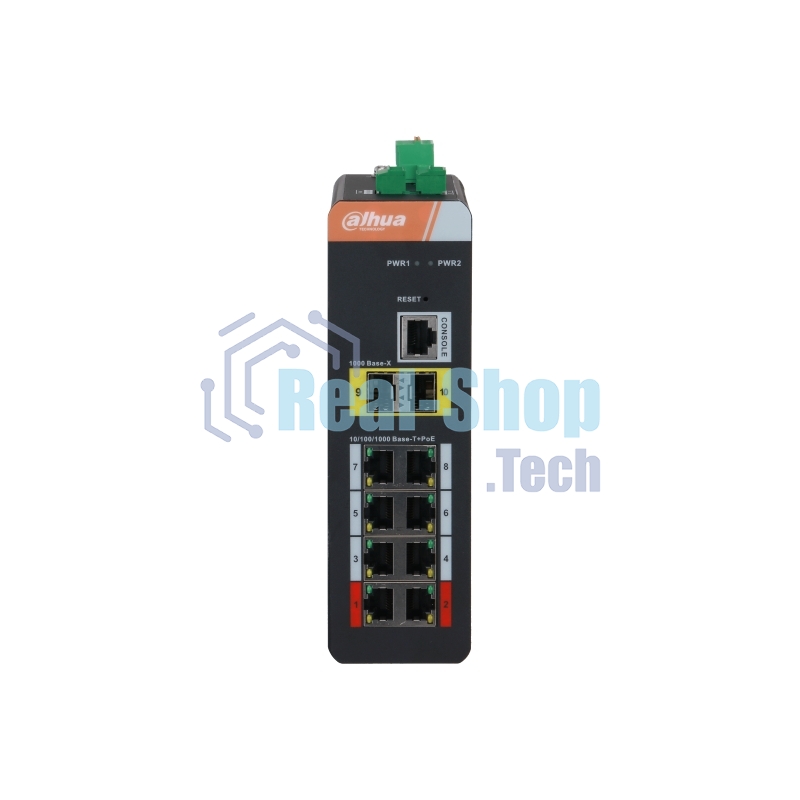 Коммутатор Dahua DH-IS4210-8GT-120 8x1 Гбит/с 2SFP 8PoE 120W управляемый
