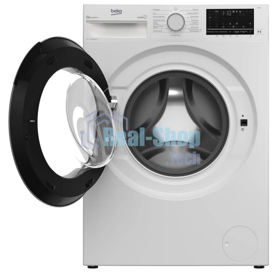 Стиральная машина Beko B3WFR572WW белый, загрузка фронтальная 7 кг, 1200 об/мин., класс: А