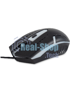 Мышь проводная Oklick 398G черный, 2400 dpi, USB, кнопки - 4