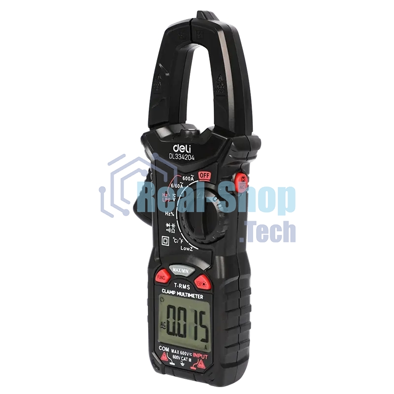 Токоизмерительные клещи цифровые Deli DL334204 