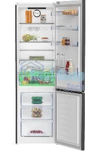 Холодильник Beko B3DRCNK402HXBR антрацит двухкамерный 257/100л морозилка снизу No Frost