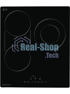 Электрическая варочная панель Zigmund & Shtain CN 42.4 B Hi-Light, независимая, черный