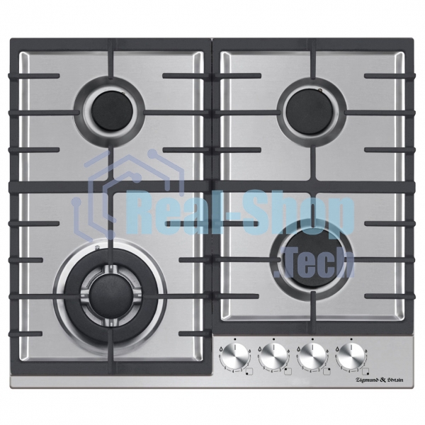 Газовая варочная панель Zigmund & Shtain G 20.6 S нержавеющая сталь