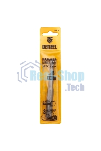 Бур по бетону Denzel двойная спираль, Cobalt W-tip, 8x110 мм, SDS PLUS