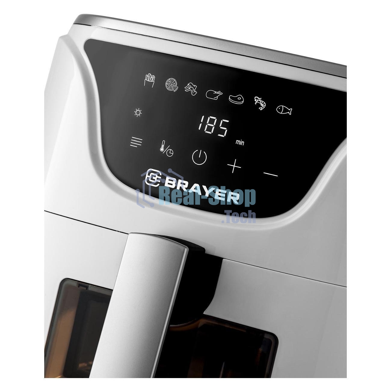 Аэрогриль Brayer BR2036WH белый, 1500 Вт, 5 л, сенсор, 7 программ
