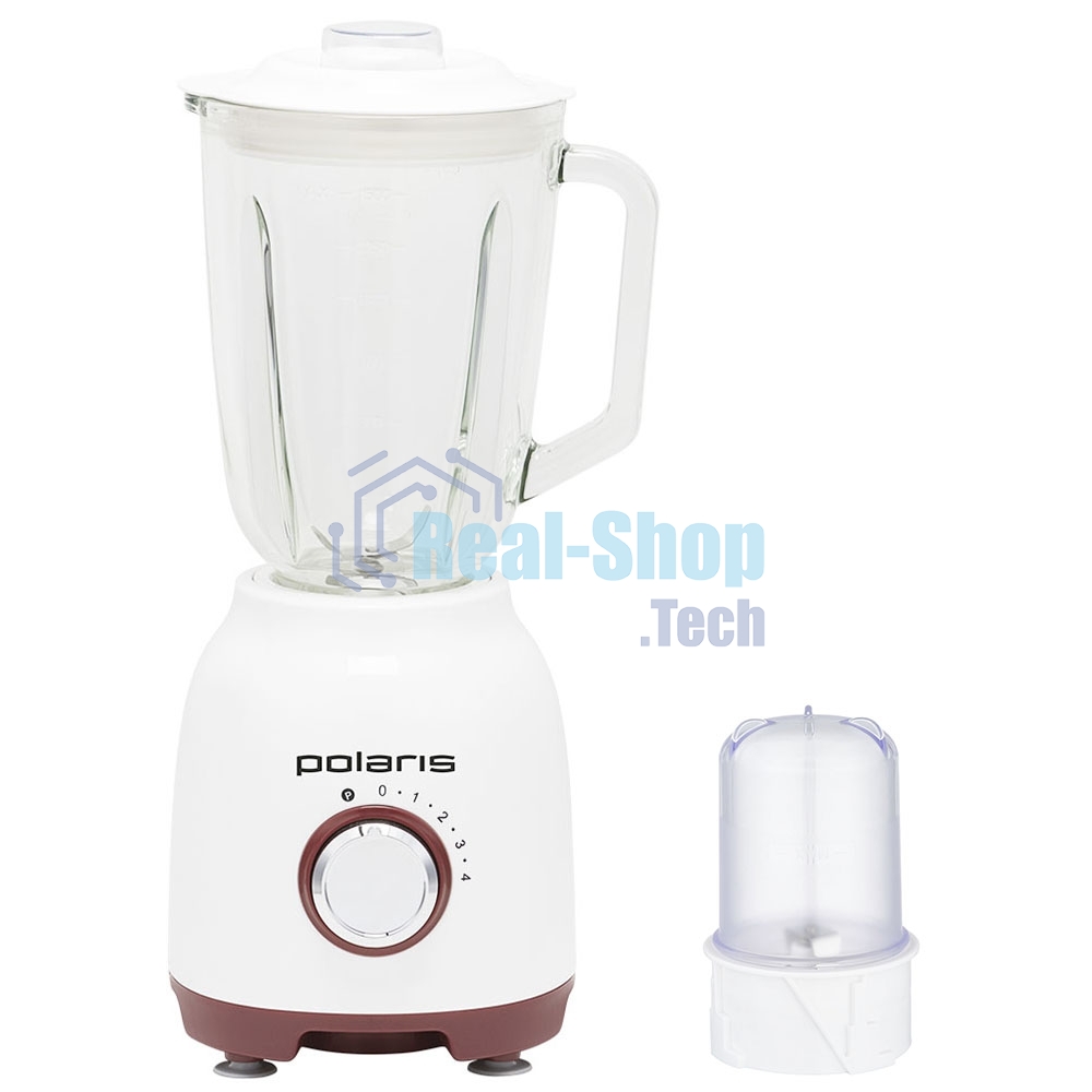 Блендер стационарный Polaris PTB 0821G белый/Красный