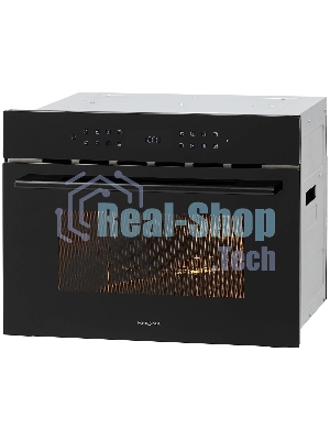 Встраиваемая микроволновая печь Krona ONYX 45H mw BL/BL черный, 38 л, 1000 Вт, переключатели - сенсор