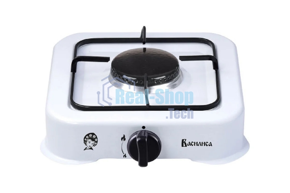Плита настольная газовая ВАСИЛИСА ВА-6501, 1 конф. белая (10)