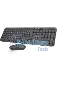 Комплект клавиатура + мышь Оклик S277W клав:серый мышь:серый USB беспроводная Multimedia (2066173)