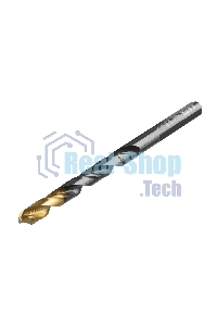 Сверло по металлу Denzel 5,5 мм, HSS-Tin, Golden Tip, 10 шт.