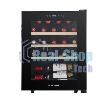 Винный шкаф Cellar Private CP023 черный, 60 л, 1 отсек, 23 бут.