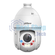 Уличная купольная PTZ IP-видеокамера Dahua DH-SD4E225Gb-HNR-A-PV1 TiOC с активным сдерживанием и ИИ 2Мп, 1/2.8” CMOS, моторизованный объектив 4.8~120мм (25x), видеоаналитика, ИК 100м, LED 50м, IP66