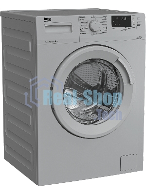 Стиральная машина Beko WSRE6512ZSS серебристый, загрузка фронтальная 6 кг, 1000 об/мин., класс: А