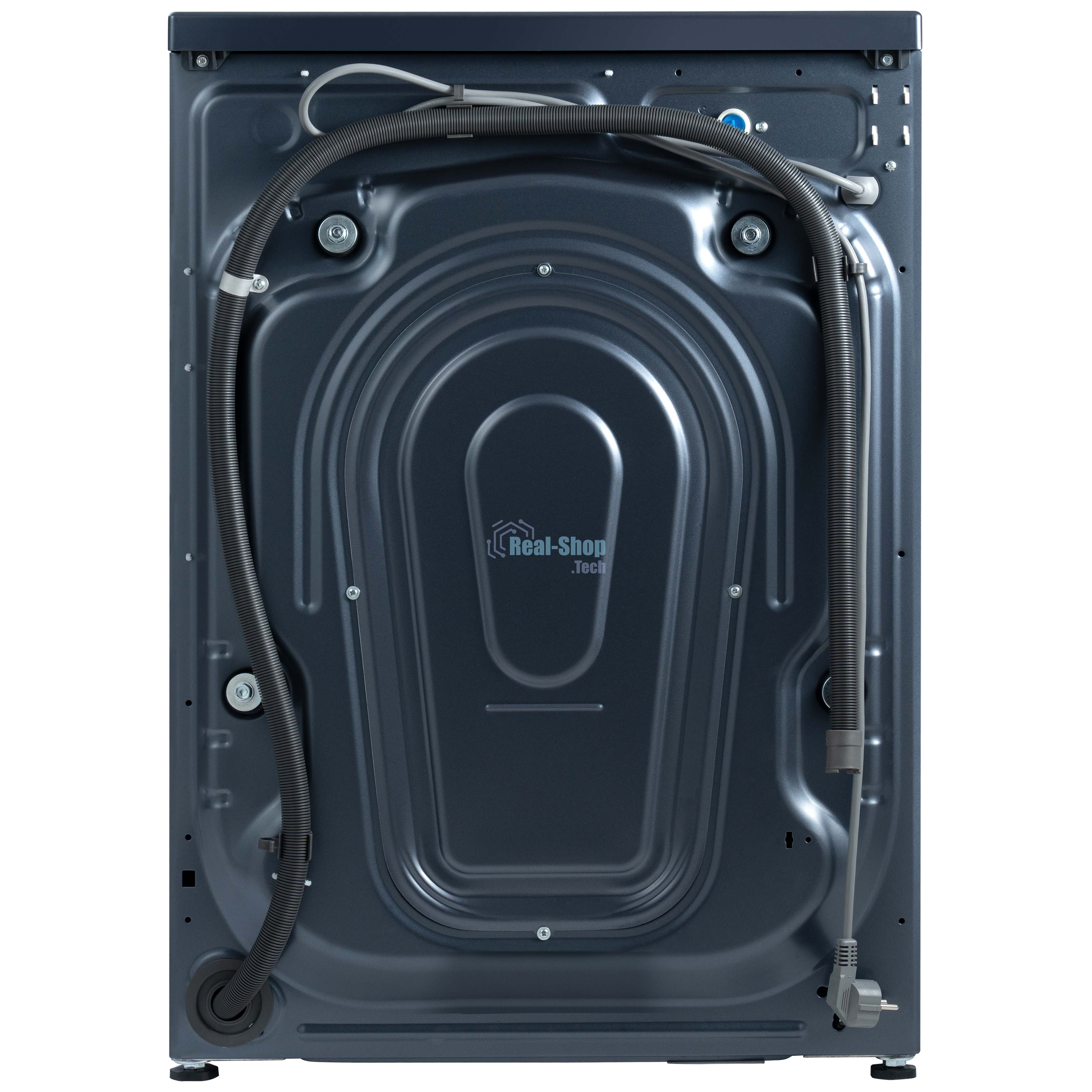 Стирально-сушильная машина Бирюса WMD-SM812/03 W перламутровый синий, загрузка фронтальная 8 кг, 1200 об/мин, класс: А+++