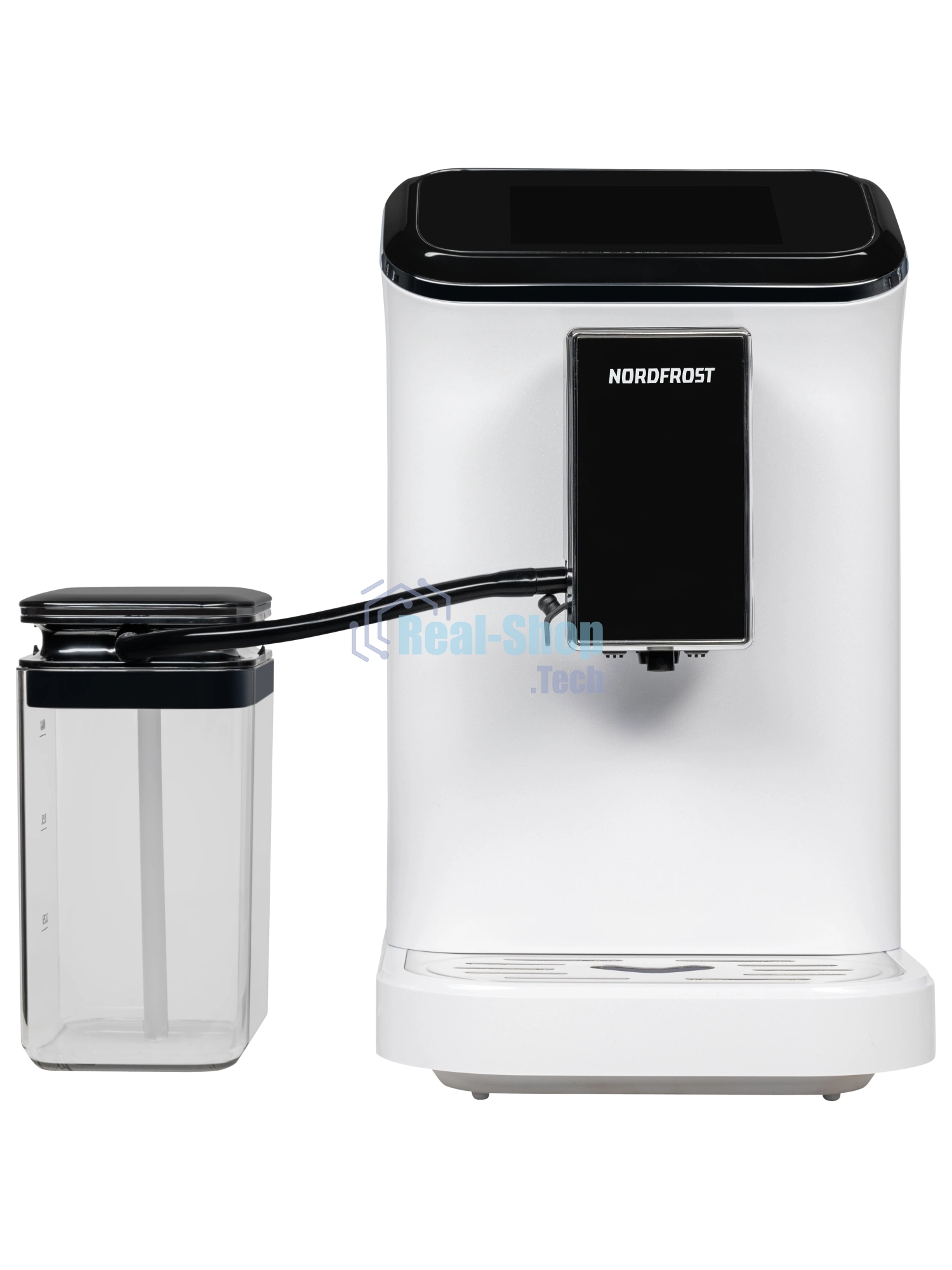 Кофемашина автоматическая Nordfrost HOME 300 W белый/черный, исп. кофе - зерновой, 1.5 л, 1350 Вт, 20 бар