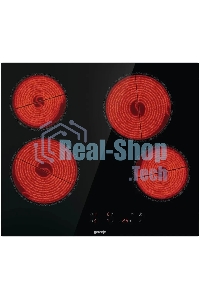 Электрическая варочная панель Gorenje ECT641BSCE Hi-Light, независимая, черный