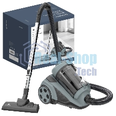 Пылесос Eurostek EVC-3010 синий, 400/2800 Вт, уборка сухая, пылесборник контейнер 3 л