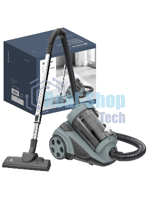 Пылесос Eurostek EVC-3010 синий, 400/2800 Вт, уборка сухая, пылесборник контейнер 3 л