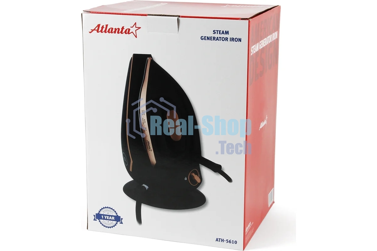 Утюг-парогенератор Atlanta ATH-5610 черный