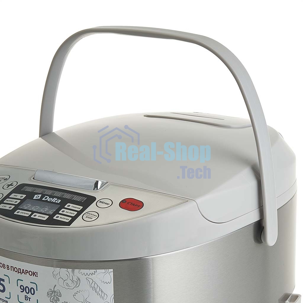 Мультиварка DELTA DL-6529 белый: 900 Вт,5л, 6 ПРОГРАММ (4)