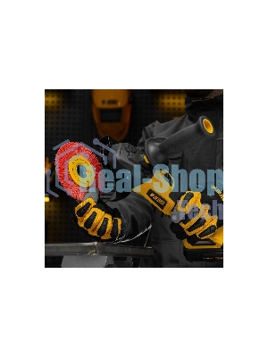 Щетка для УШМ Denzel 125 мм, плоская, нейлоновая щетина, посадка 22,2 мм