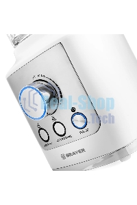 Блендер стационарный BRAYER BR1200WH 1600 Вт, стекл., 1,8 л, 6 титан. ножей, импульс, колка льда