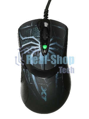 Мышь проводная A4Tech XL-747H синий, 3600 dpi, USB, кнопки - 7