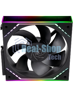 Кулер для корпуса Thermalright TL-M12QR Reverse (124x120x25mm, 4-pin PWM, ARGB, 47.6CFM, 23.2dBA, 1500RPM, черный)