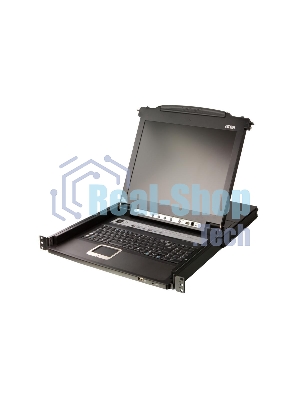 Портовый переключатель 16 с KVM консолью ATEN 16-Port PS/2-USB VGA Single Rail 17.3