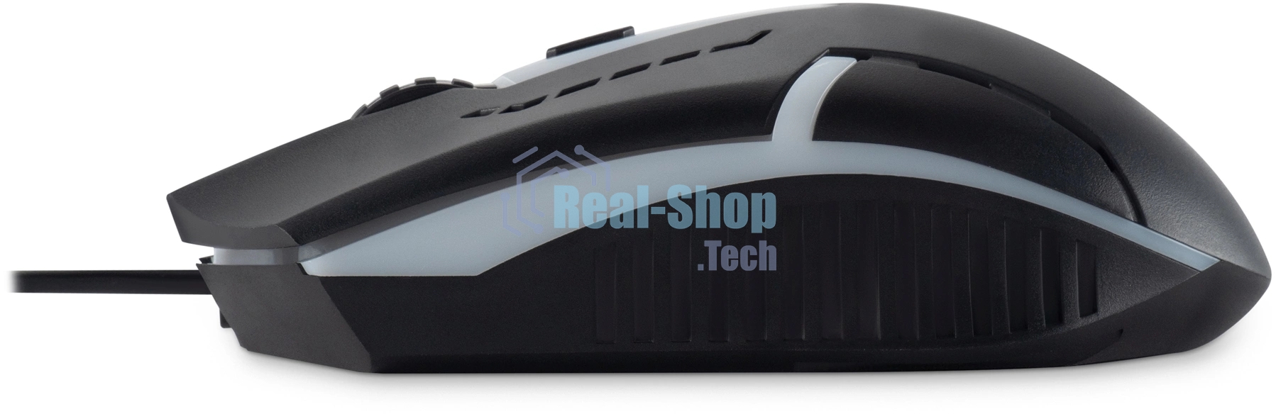 Мышь проводная Oklick 398G черный, 2400 dpi, USB, кнопки - 4