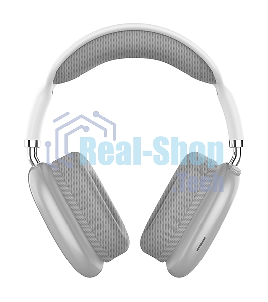 Гарнитура Bluetooth QUMO Emotion (ВТ 0090) MicroSD AUX накладная Bluetooth 5.3 360 мА 10ч серебро