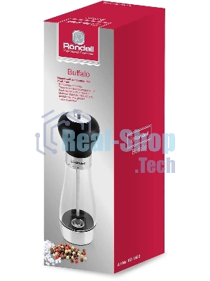 Мельница для перца и соли Rondell Buffalo RD-1503, стальной