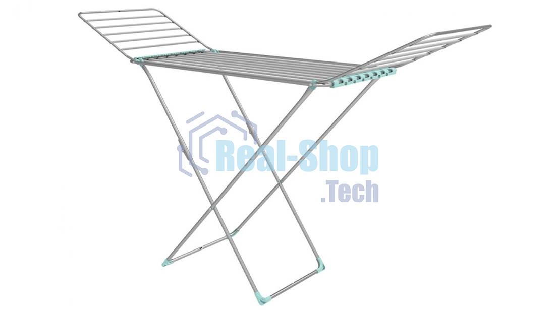 Сушилка для белья НИКА СБТ18/С напольная, 18 м, серебро, рабочее полотно из труб D-10 мм