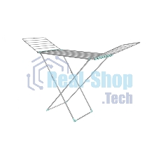 Сушилка для белья НИКА СБТ18/С напольная, 18 м, серебро, рабочее полотно из труб D-10 мм