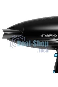 Фен Starwind SHD 7066 1600Вт черный/синий