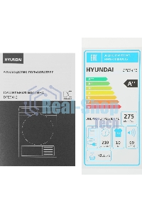 Сушильная машина Hyundai DFE9412 белый, 10 кг, сушка - конденсационная, программ - 14, 60 x 85 x 62 см