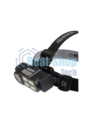 Фонарь аккумуляторный налобный AccuFH6-4COB/L3W 3Вт XPE+4 COB аккум. 18650 1200мА·ч ближн./дальн. свет 4 режима IP20 ФАZА 5044760