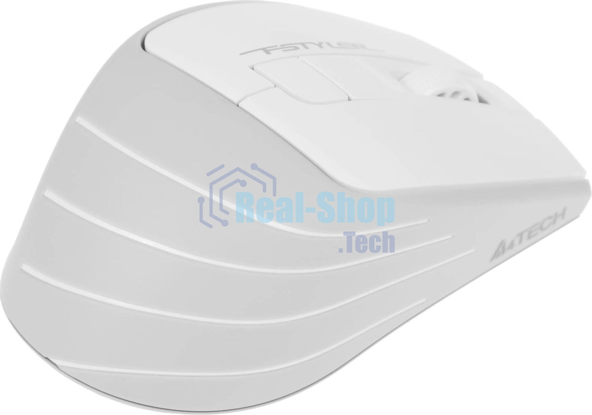 Мышь беспроводная A4Tech Fstyler FG30S белый/серый, 2000 dpi, радиоканал, USB, кнопки - 6