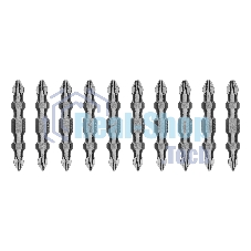 Бита двухстор. Gross PH2-PH1х45мм, сталь S2, 10шт.