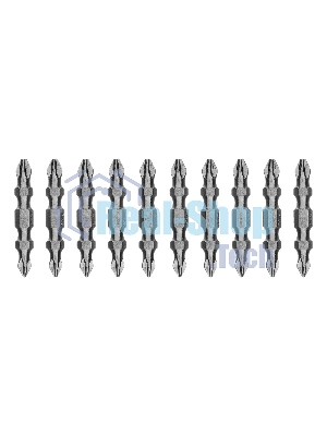 Бита двухстор. Gross PH2-PH1х45мм, сталь S2, 10шт.