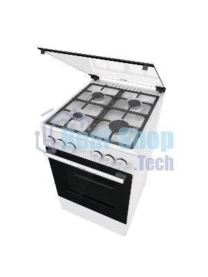 Плита комбинированная Gorenje GK5A41WF белый, конфорок 4 шт, духовка 62 л, 50 см x 85 см x 59.4 см