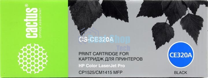 Картридж лазерный Cactus CS-CE320A черный (2000 стр.) для HP LaserJet CP1525