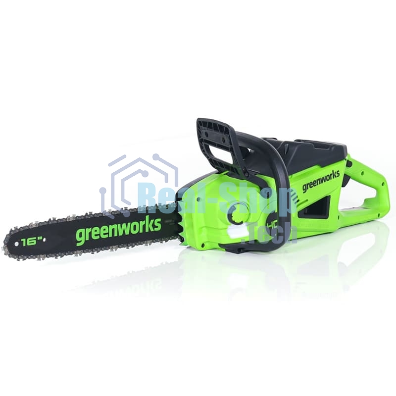 Цепная пила аккумуляторная GreenWorks GD40CS20Xk4, 40V, 40 см, 2000 Вт, бесщеточная,  c 1хАКБ 4 Ач И ЗУ (2008807UB)