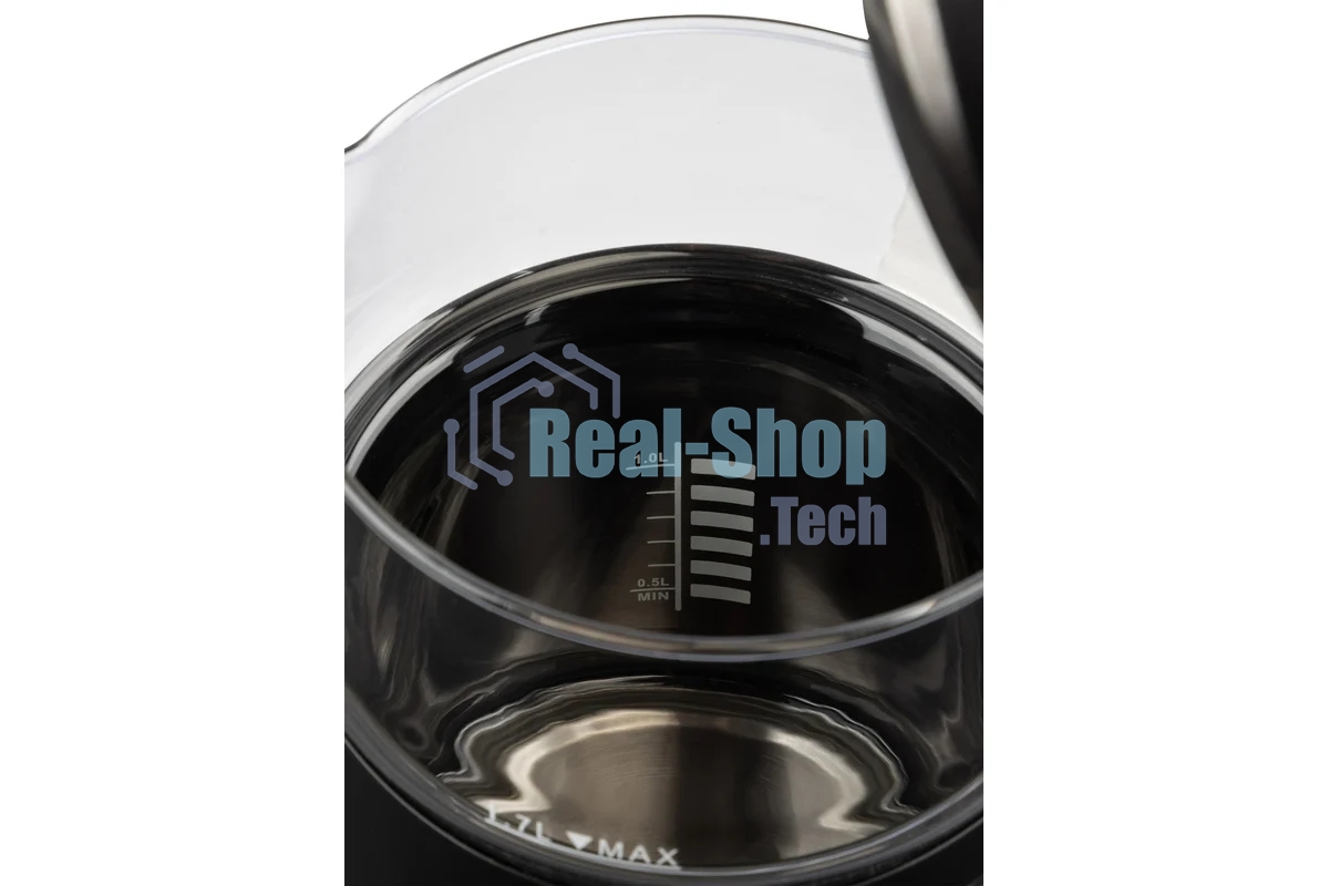 Чайник электрический LEONORD LE-1511 1,7 л, 2200 Вт, двойной корпус, черный