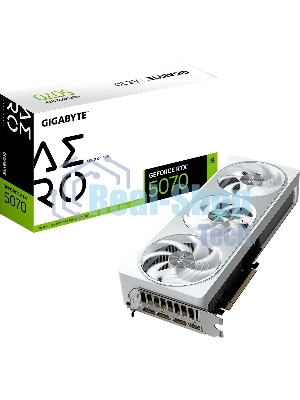 Видеокарта Gigabyte PCI-E GV-N5070AERO OC-12GD 1.0 NVIDIA GeForce RTX 5070 12Gb 192bit GDDR7 2805/28000 HDMIx1 DPx3 HDCP Ret