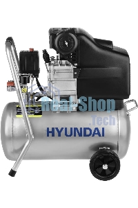 Компрессор поршневой Hyundai HYC 23224LMS масляный 130л/мин 24л 1500Вт серебристый/черный
