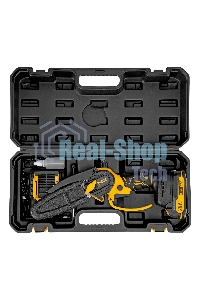 Цепная мини-пила аккумуляторная бесщет. Denzel CCS-150, шина 150 мм, Li-Ion, 20 В